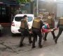 El preso tuvo heridas en las manos y el cuello.