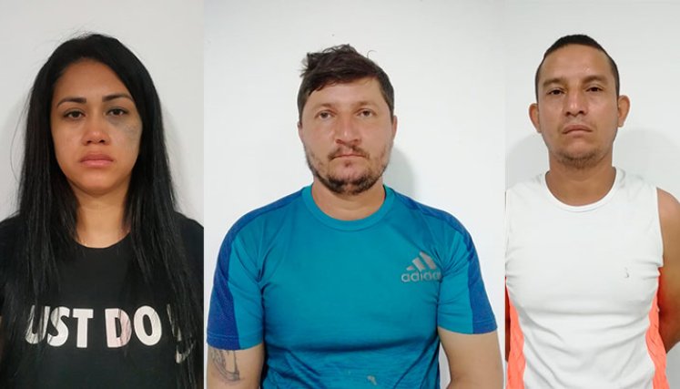 Alias ‘Resorte’ fue enviado a la cárcel junto a su compañera sentimental y un familiar.