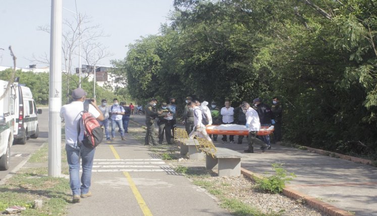 El cadáver de Alid José Beaujon Vlacio fue hallado la mañana de ayer.