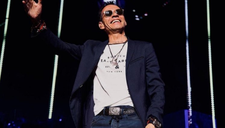 Marc Anthony se accidentó antes de concierto