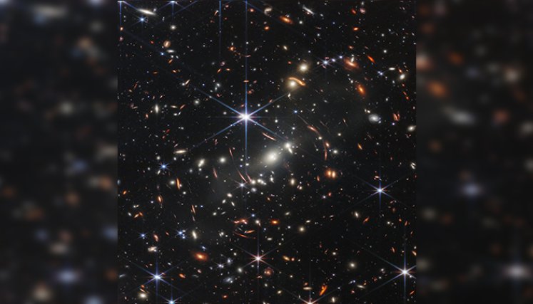Telescopio Webb revela imagen de las primeras galaxias formadas tras el Big Bang./Foto: AFP