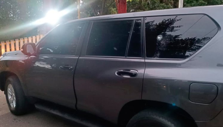 Impactado vehículo UNP en avenida circunvalar en Bogotá 