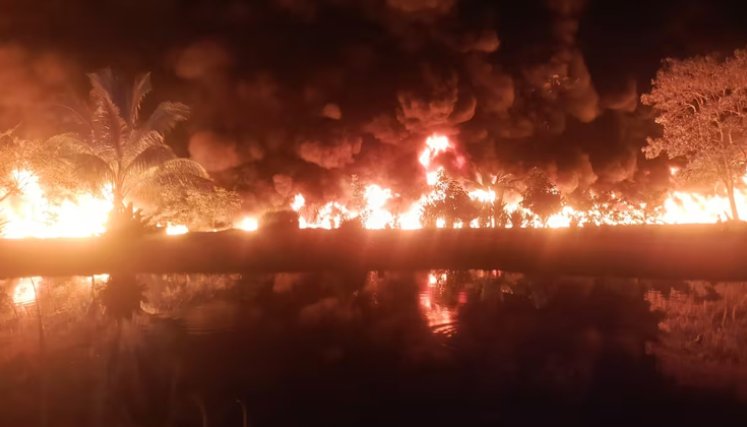 Atentado al oleoducto de Ecopetrol en Barrancabermeja
