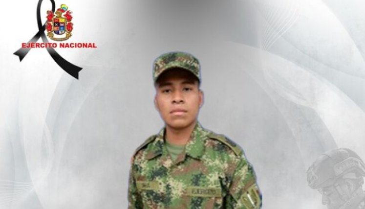 Soldado profesional José Julián Yara Capera. /Foto Cortesía
