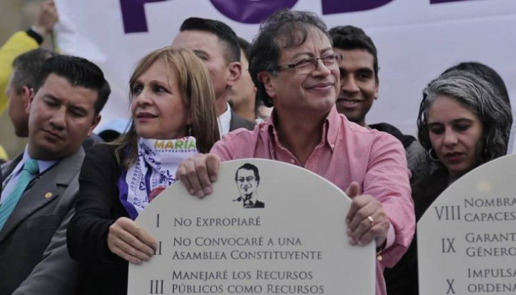En 2018, Gustavo Petro prometió en campaña que no convocaría una Asamblea Nacional Constituyente./Foto archivo
