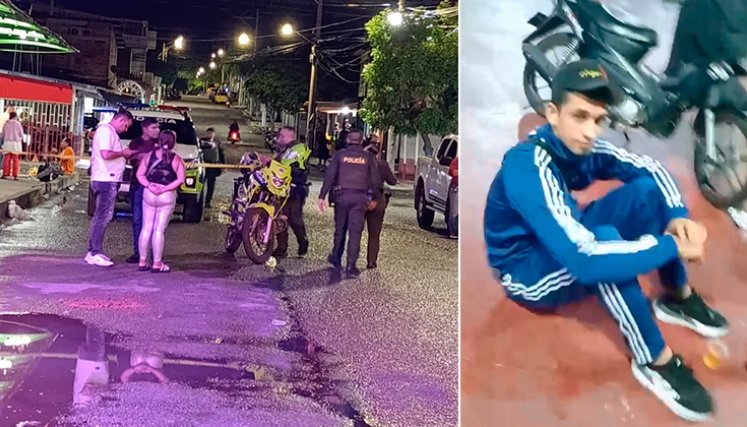 El crimen ocurrió en la vía principal de Ospina Pérez. / Foto Cortesía