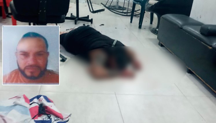 Isaac David Zambrano Rodríguez fue atacado en su barbería. La víctima deja dos hijos. / Foto Cortesía