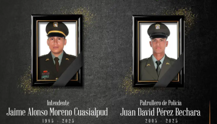 Policias asesinados en Sarabena 