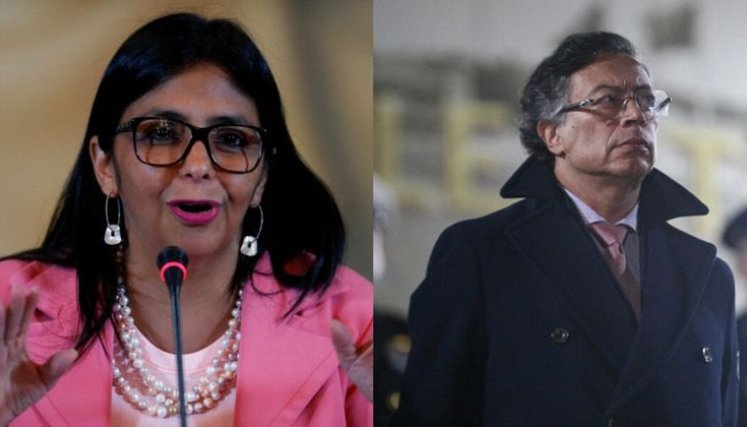 Delcy y Petro